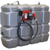 Cuve de stockage gasoil PEHD DP 2000 litres avec pompe