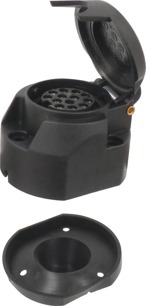 Mini adaptateur 12V en PVC, 7 broches mâles - 13 broches femelles - Sodelec  - 19062