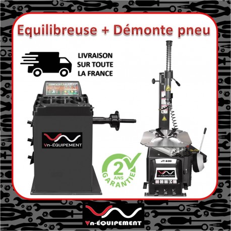 Pack Basic : démonte pneu 24" + Équilibreuse de roue 24"