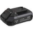 Batterie Schneider 20V Li-ion 2Ah - Compacte, Indicateur de Charge et Garantie 3 Ans