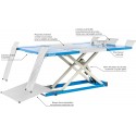 Table Élévatrice Professionnelle OMCN pour Moto, Quad et Voiturette - 600kg, Électro-Hydraulique, 400V