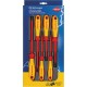 Tournevis électricien isolé 1000V - boîte de 6 pcs KNIPEX