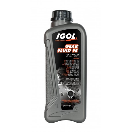 Huile IGOL GEAR FLUID FE 75 W pour boite de vitesse automobile