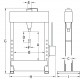 Presse d'atelier manuelle et pneumatique 70t CompaC