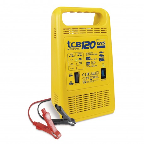 Chargeur et testeur de batterie automatique TCB 120 GYS