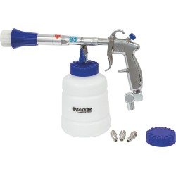 Pistolet de nettoyage, tête rotative avec roulement et godet pvc